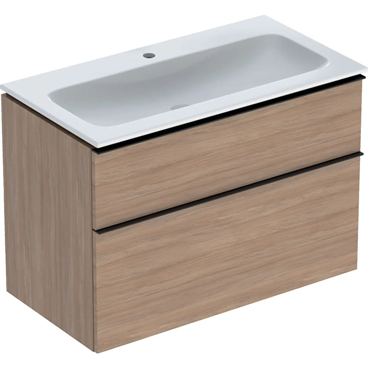 Allaskaappipaketti Geberit iCon 900x480x630mm, KTcT, tammi