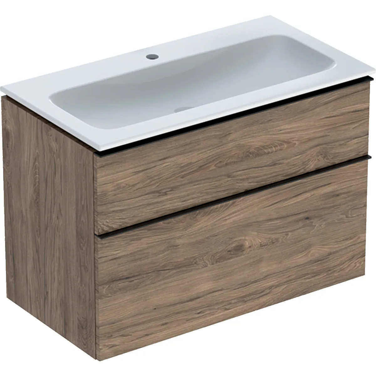 Allaskaappipaketti Geberit iCon 900x480x630mm, KTcT, hikkori