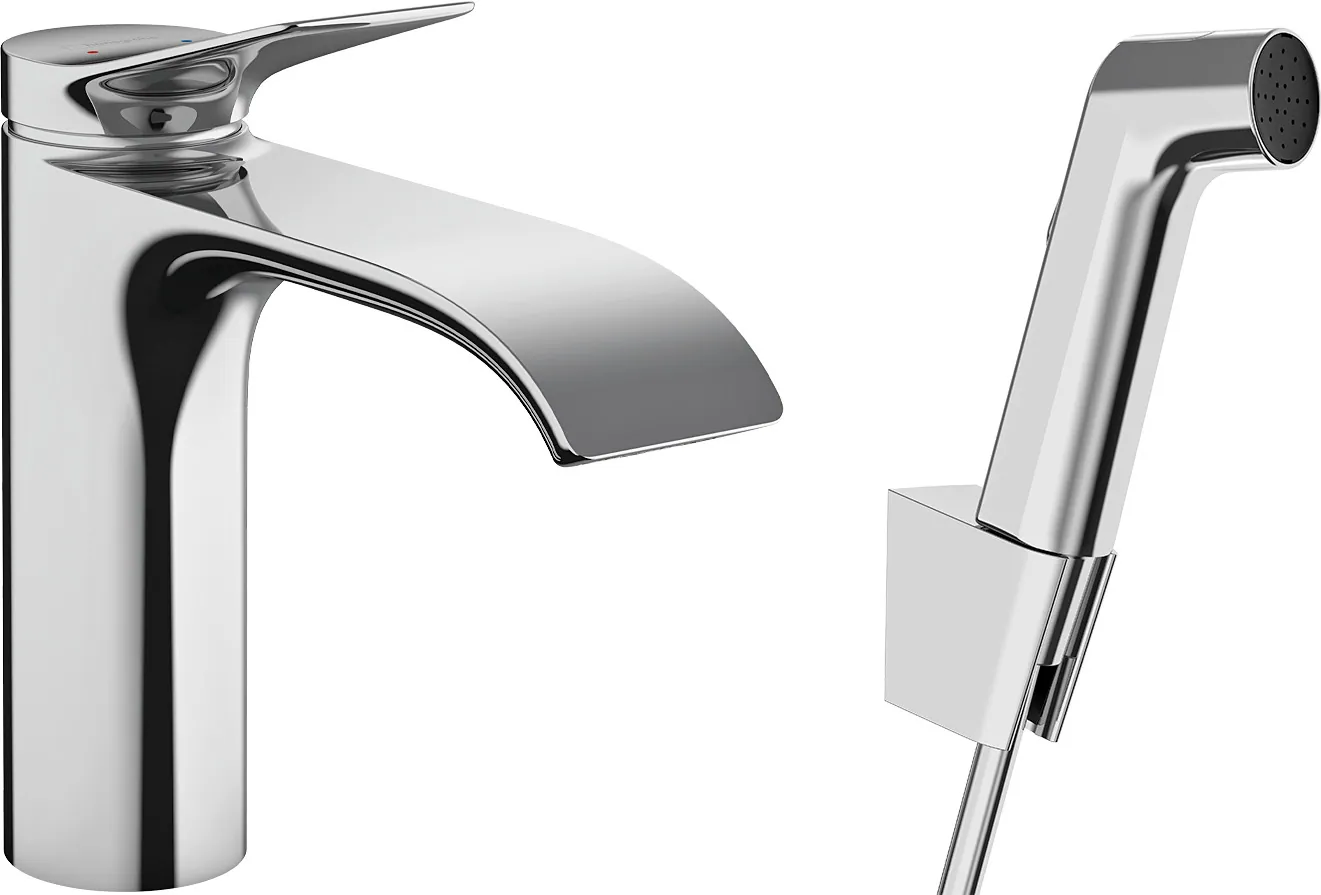 Pesuallashana hansgrohe Vivenis 110 Bidette Push-Open Kromi