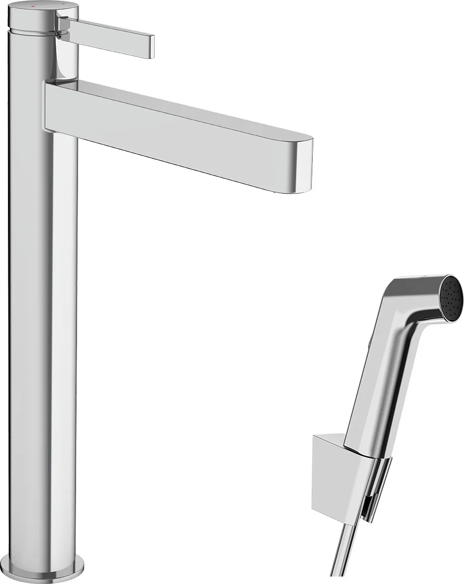 Pesuallashana hansgrohe Finoris 260 Bidette Push-Open Kromi