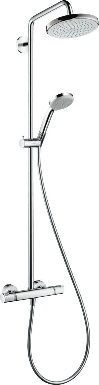Suihkujärjestelmä hansgrohe Croma SHP 220 Air 1jet EcoSmart krom