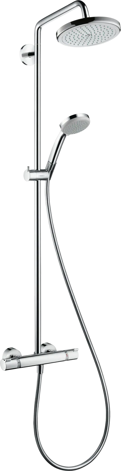 Suihkujärjestelmä hansgrohe Croma SHP 220 Air 1jet EcoSmart krom