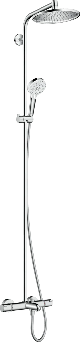 Suihkujärjestelmä hansgrohe Crometta S Showerpipe 240 1jet amme kromi