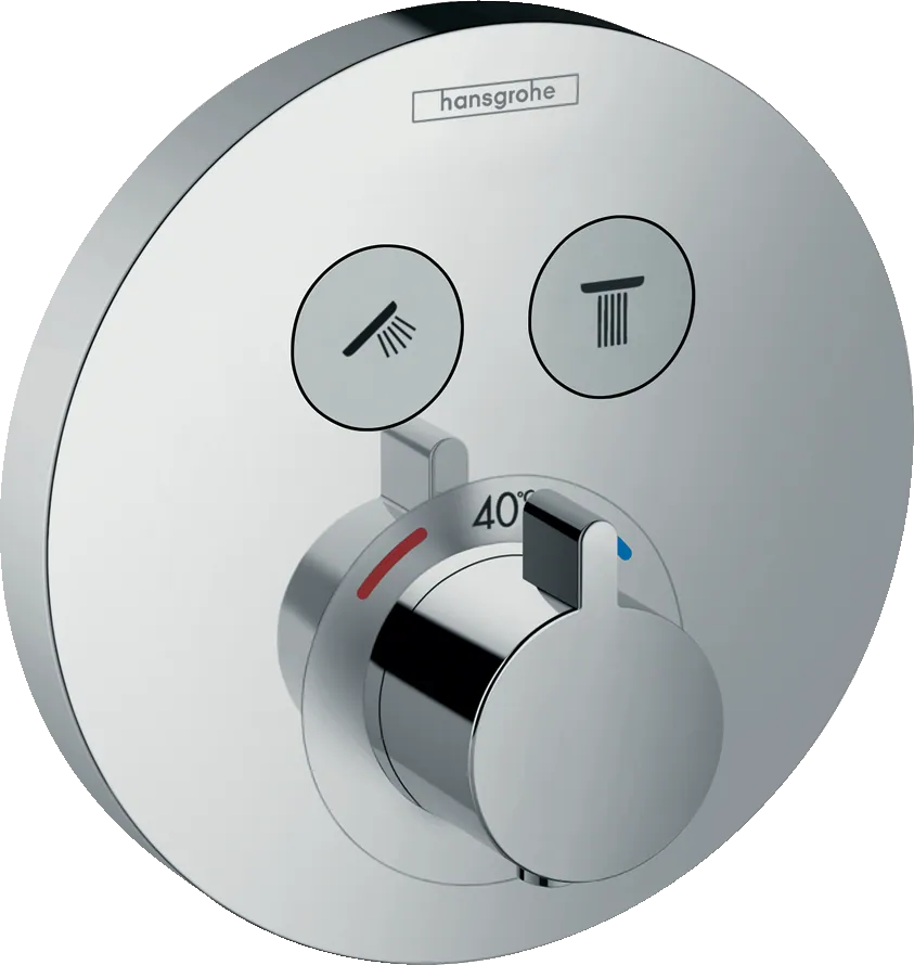 Suihkuhana pintaosa hansgrohe ShowerSelect S pintaosa 2-toim. DZR Kromi