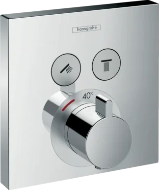 Suihkuhana pintaosa hansgrohe ShowerSelect pintaosa 2-toim. DZR Kromi