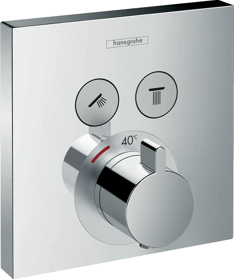 Suihkuhana pintaosa hansgrohe ShowerSelect pintaosa 2-toim. DZR Kromi