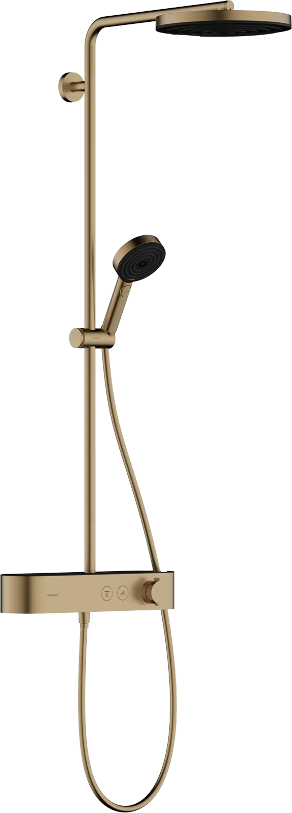 Suihkujärjestelmä hansgrohe Pulsify S Showerpipe 260 1jet h.pronssi