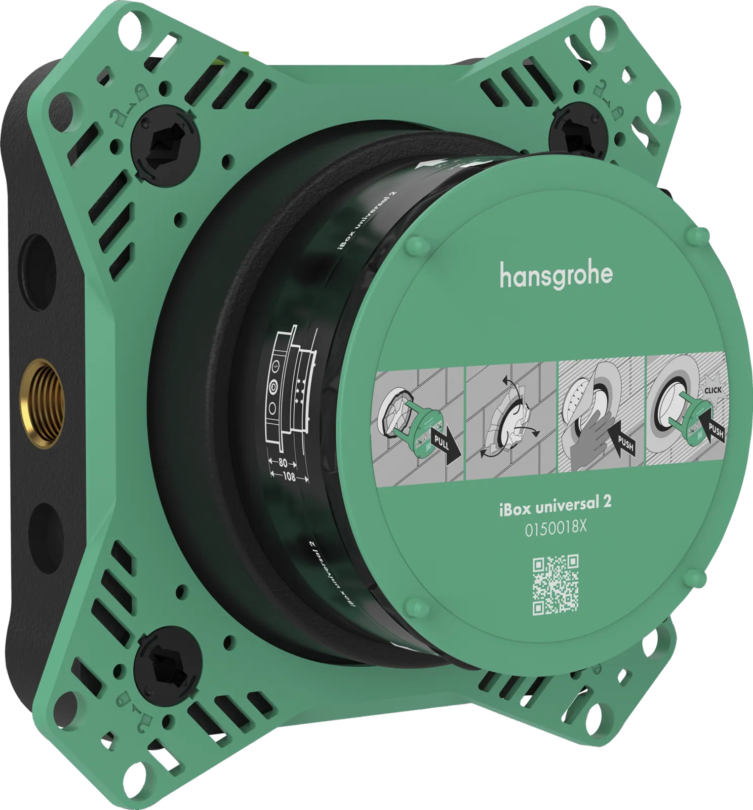 Amme-/suihkuhana piilo-osa hansgrohe iBox universal 2 runko osa