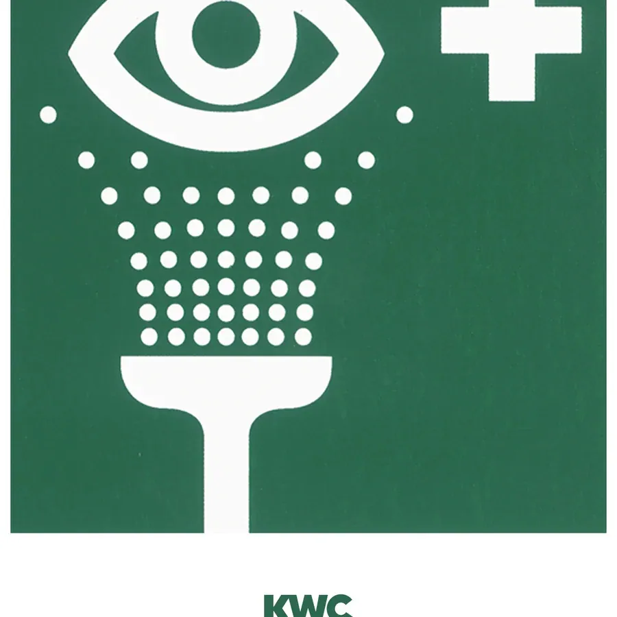 Silmäsuihkukyltti KWC Northern Europe FAID FAID903 Silmäsuihku -kyltti