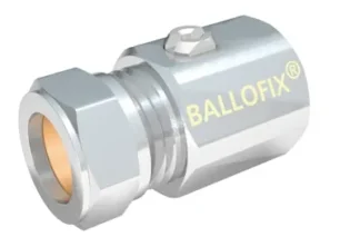 KUULASULKUVENTTIILI BALLOFIX 3/8x12 SK KROMI