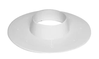 Peitelevy kauluksella FALUPLAST Falu sm=50mm/um=130mm ABS valk