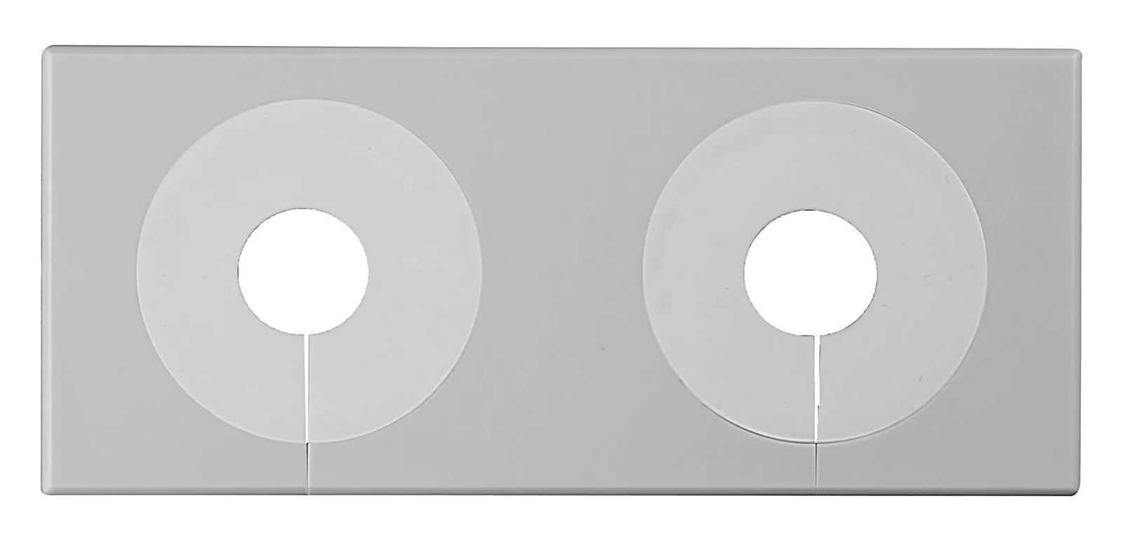 Peitelevy 2-osainen FALUPLAST Falu 12-22mm 118x48mm cc 60mm valk