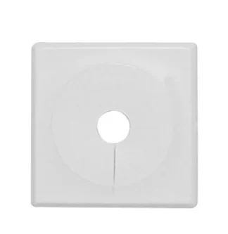 Peitelevy 1-osainen FALUPLAST Falu 12-16mm 38x38mm PA TPE valk