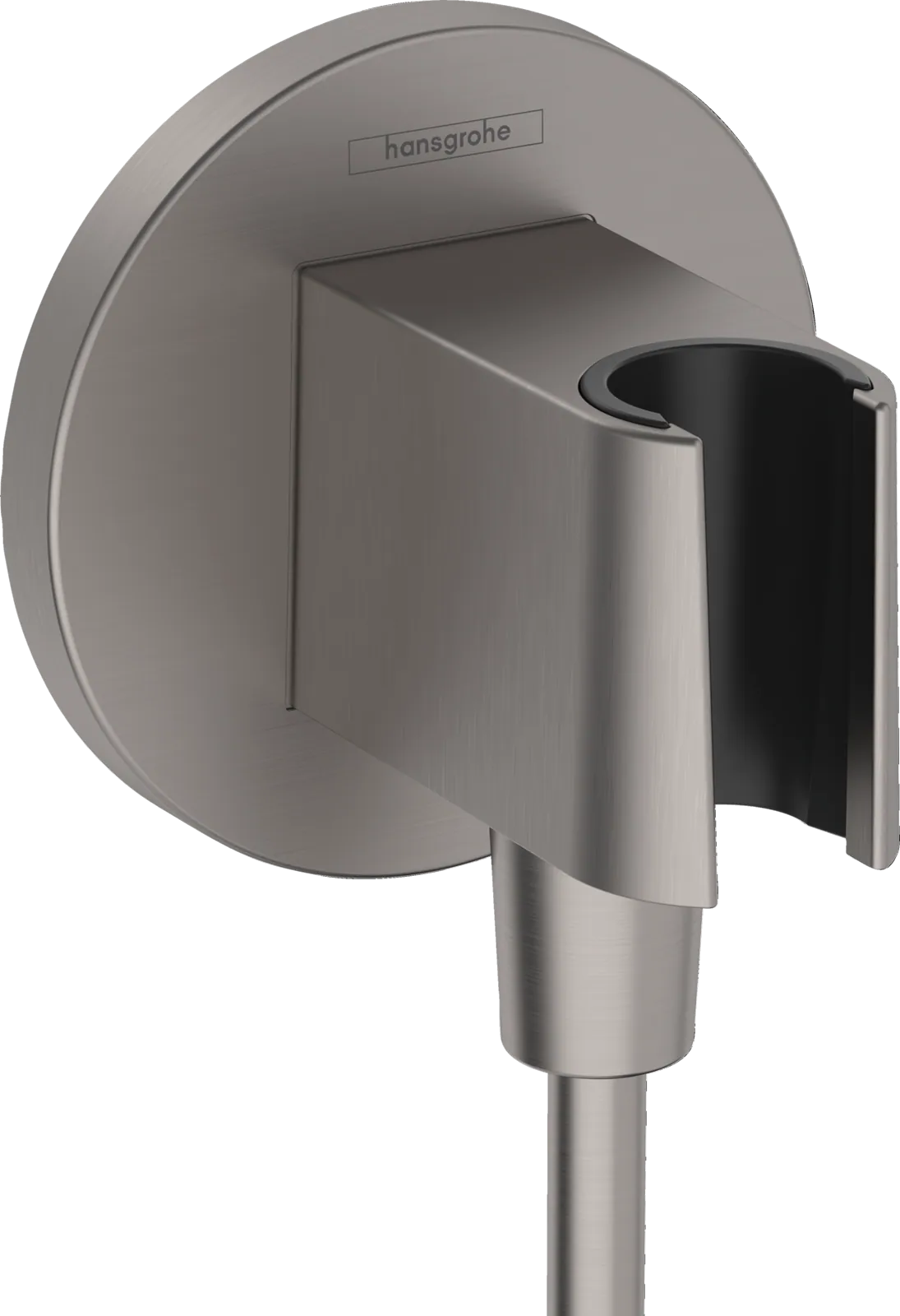 Seinäliitin hansgrohe FixFit S takaiskventiili h.musta