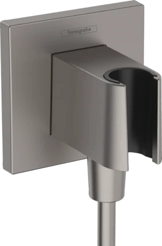 Seinäliitin hansgrohe FixFit E takaiskventiili h.musta