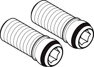 Liitinpari AXOR AXOR SUORA, SEINÄASENNUS 150MM