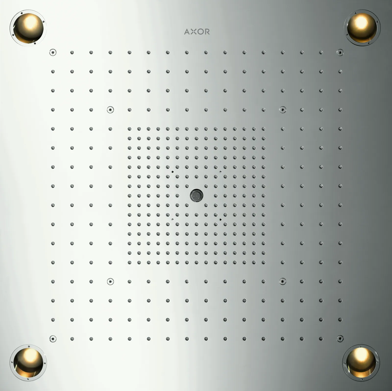 Yläsuihku kattoasennus AXOR AXOR ShowerSolutions 720x720MM VALOLLA DN20/STEEL