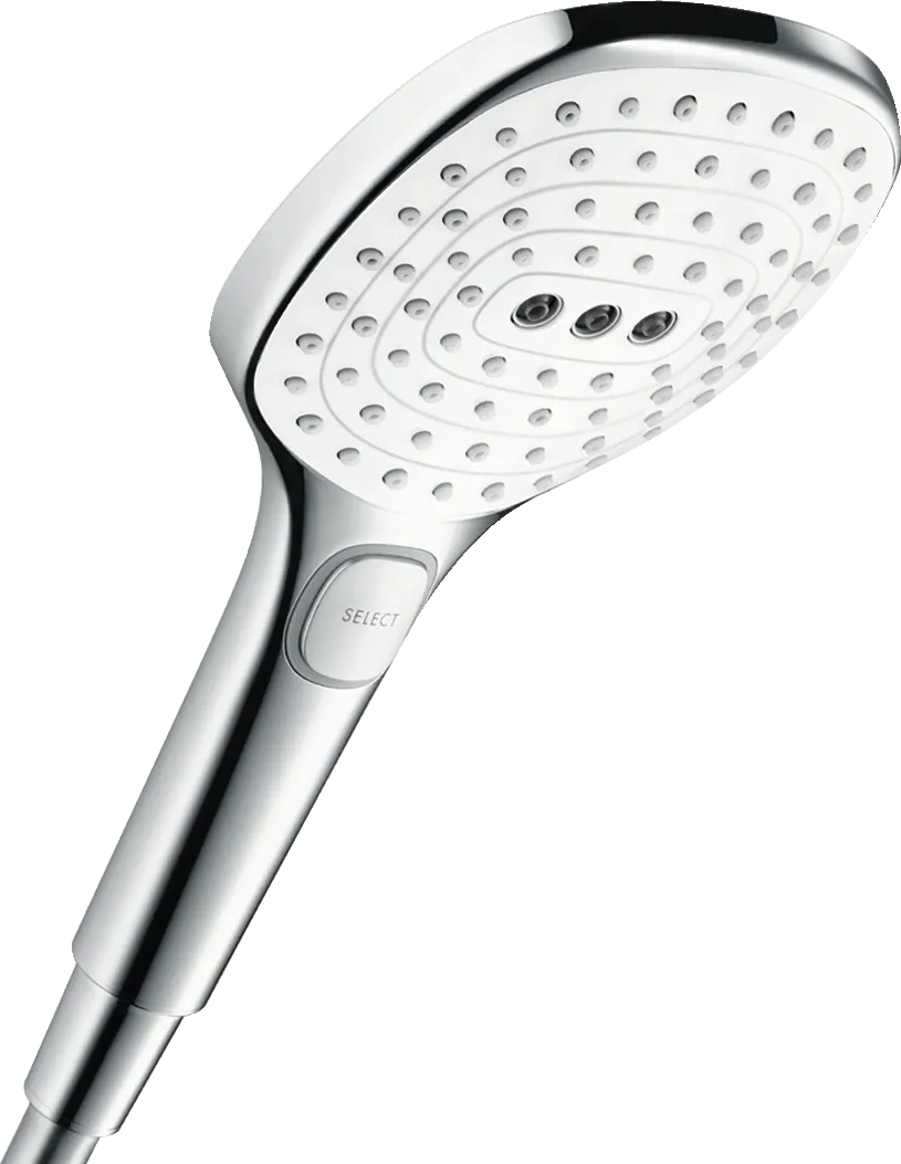 Käsisuihku (3-toiminen) hansgrohe Raindance Select E kromi /valk EcoSmart
