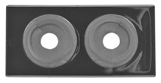 Peitelevy FALUPLAST Falu 12-22mm 98x48mm PA TPE kromttu