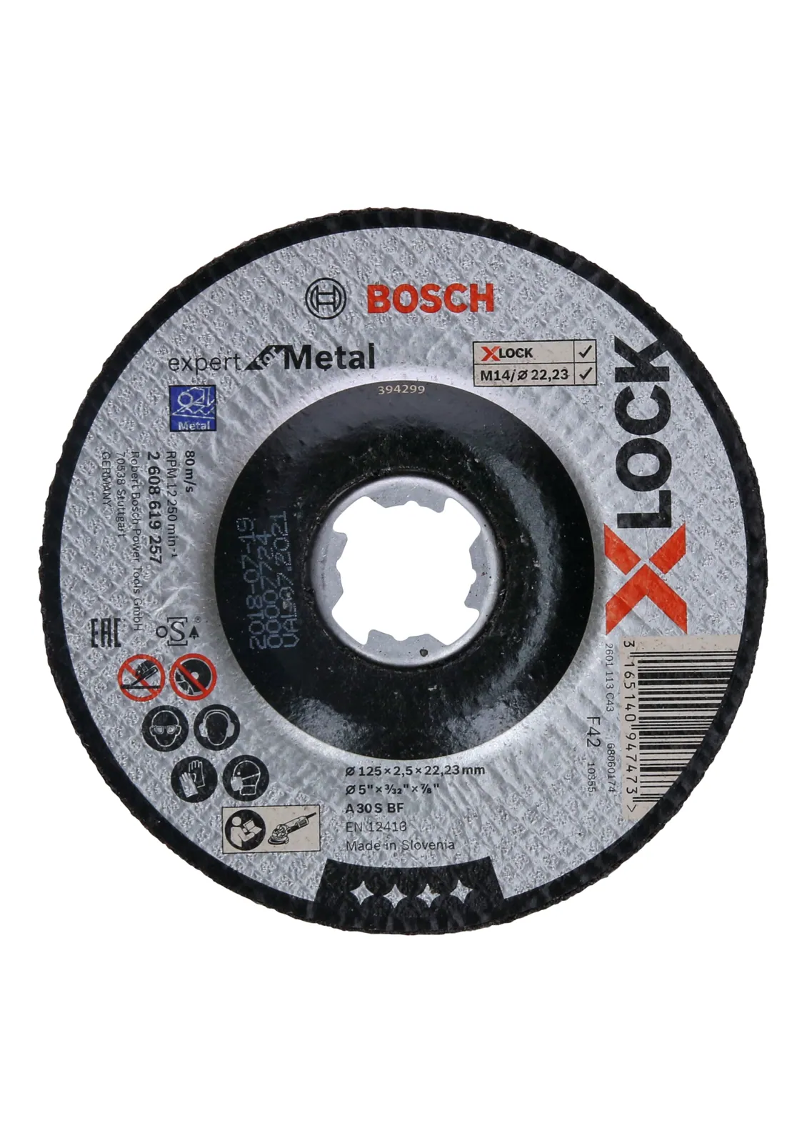 Katkaisulaikka BOSCH X-LOCK EFM KAMP 125X22,2X2,5M