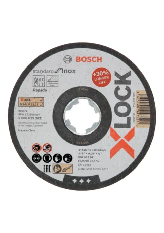 Katkaisulaikka BOSCH X-LOCK STDI 125X22,2X1,0MM