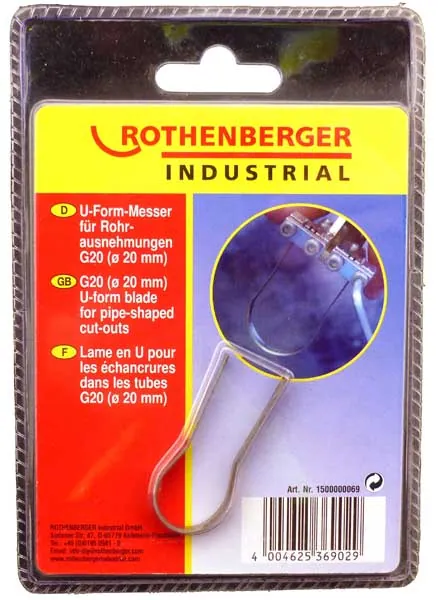 Terä styrox-leikkuriin ROTHENBERGER Industrial 20mm U-terä Styroxleikkuriin