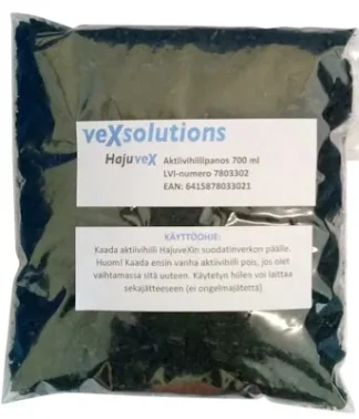 Aktiivihiilipanos hajunsuodatt HAJUVEX HajuveX Aktiivihiilipanos 700ml