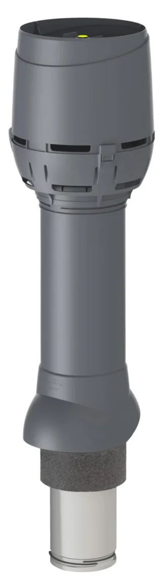 Poistoilmaputki VILPE P-MALLI 125P/IS/700 FLOW HARMAA