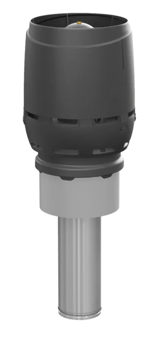Poistoilmaputki VILPE C-MALLI 160C/IS/450 FLOW XL MUSTA