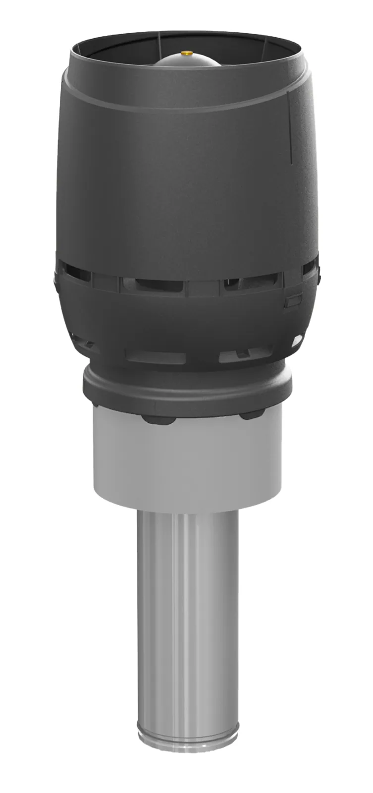 Poistoilmaputki VILPE C-MALLI 160C/IS/450 FLOW XL MUSTA