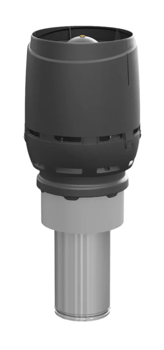 Poistoilmaputki VILPE C-MALLI 200C/IS/450 FLOW XL MUSTA