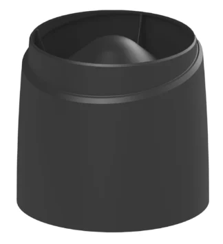 Tuuletusputken hattu VILPE ALIPAI AP 160 FLOW MUSTA