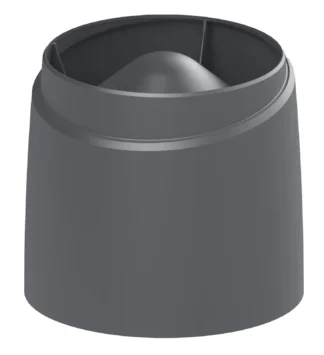 Tuuletusputken hattu VILPE ALIPAI AP 160 FLOW HARMAA