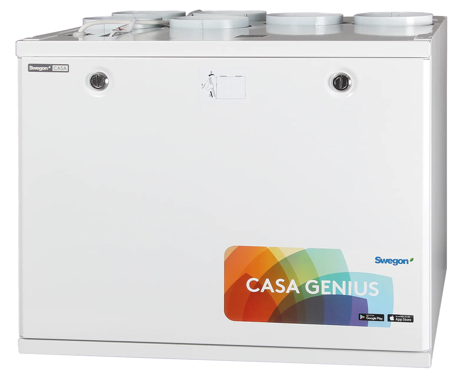 Ilmanvaihtokone SWEGON CASA ILTO 300-400 Genius R RH+CO2