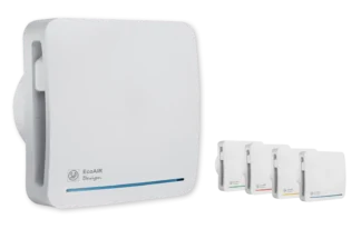Puhallin Thermex Ecoair design kosteusanturilla