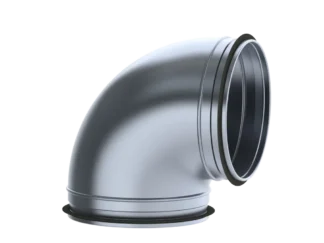 Käyrä 90ast.jyrk. c m1 NORDduct NVKP 90° D160