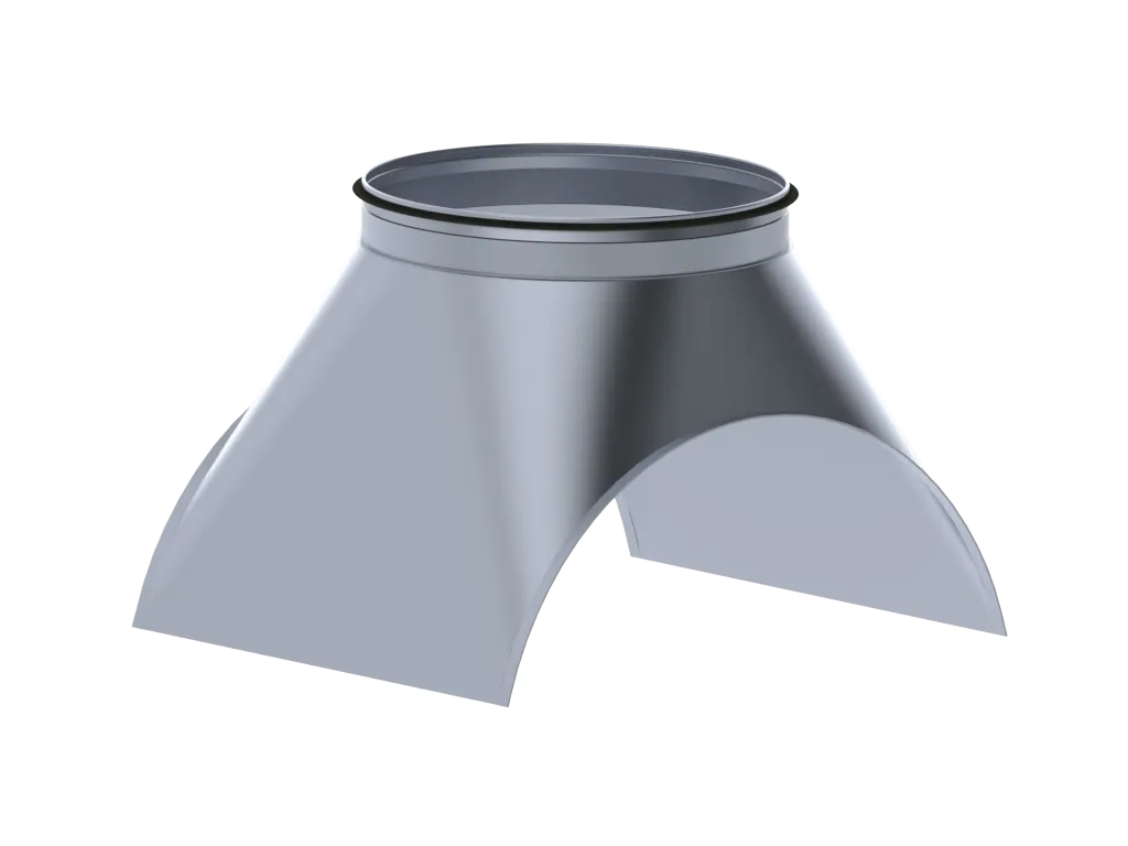 Sivuliitin m1 NORDduct NPSV D630-400