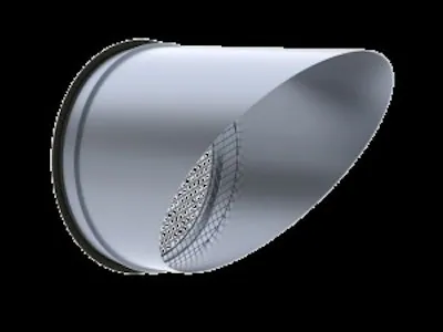 Ulostulo viisteinen verkko NORDduct NP D1250
