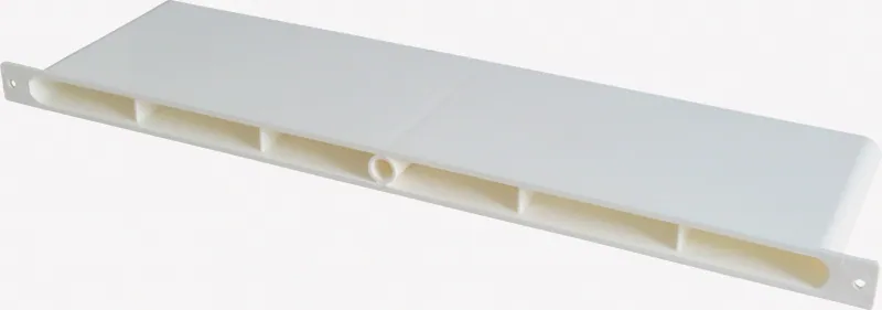 Ilmanvaihtokanava PP FRESH F-Rakoventtiilit Kanavan ulkomitat: 335x15x95mm