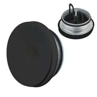 SAUNA TULOILMAVENTTIILI OPAL OTV-S 125 MUSTA