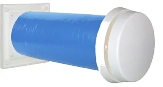 Korvausilmaventtiili FRESH F-Seinäventtiilit Fresh 100 Thermo dB sisäosa,ip