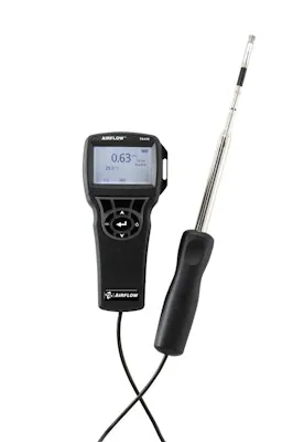 Termoanemometri AIRFLOW 0-30m/s, l/s, °C