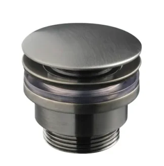 POHJAVENTTIILI TAPWELL 74400 BRUSHED BLACK CHROME