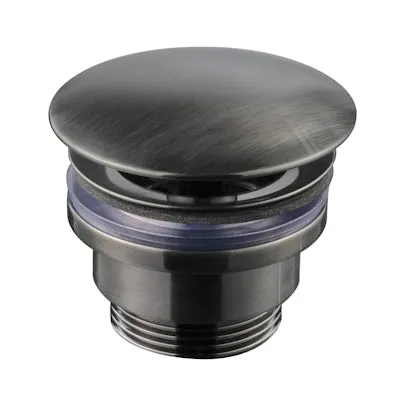 POHJAVENTTIILI TAPWELL 68400 BRUSHED BLACK CHROME