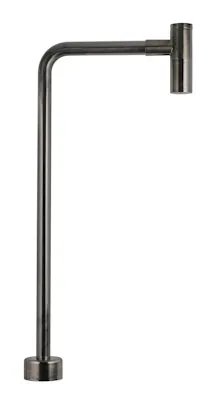 VESILUKKO JA PUTKI TAPWELL XA100 BRUSHED BLACK CHROME