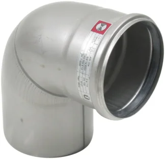 Kulmayhde BLÜCHER EUROPIPE ø110-87.5°/AISI316L/EPDM
