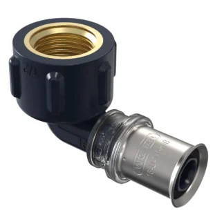 Puristuskulma muhvi-kierre Wavin Wavin Tigris K5 25x3/4"sk  90°