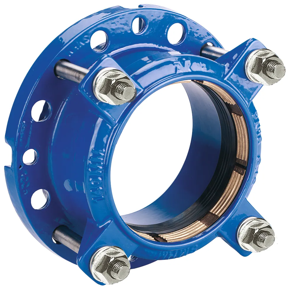 Laippaliitin vetoa kestävä AVK 623/10 DN150/D160mm,PN10/16 PE&PVC pu