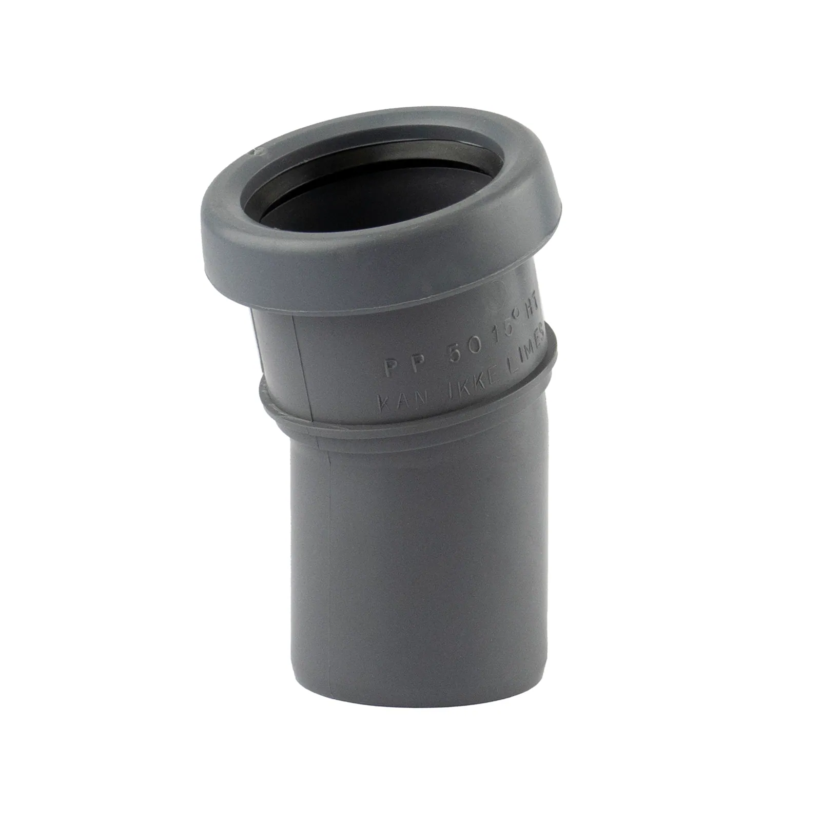 Kulmayhde PP PIPELIFE NORDIC HT-PP VIEMÄRI DN 50/15AST./HARMAA