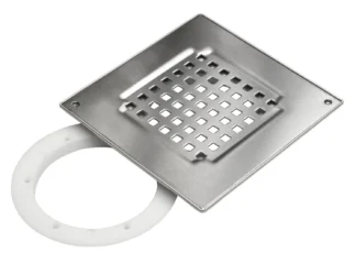 Lattiakaivon kansi neliö BLÜCHER DOMESTIC 200x200/kir.reng./AISI304